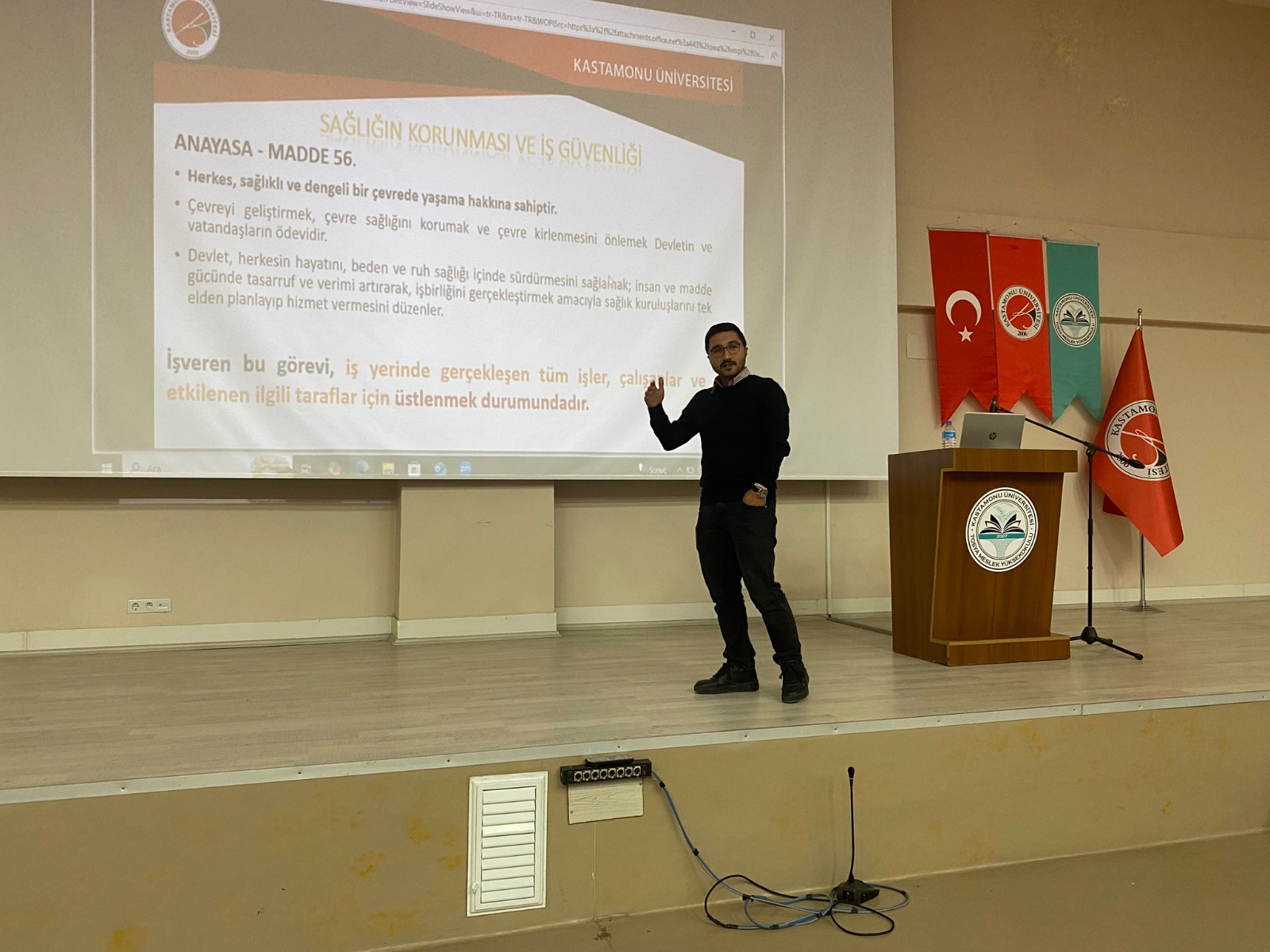 Tosya MYO'da İSG Eğitimi 